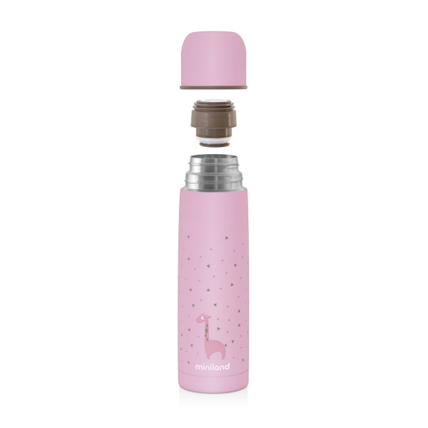 Miniland termos boca roze, 500ml
