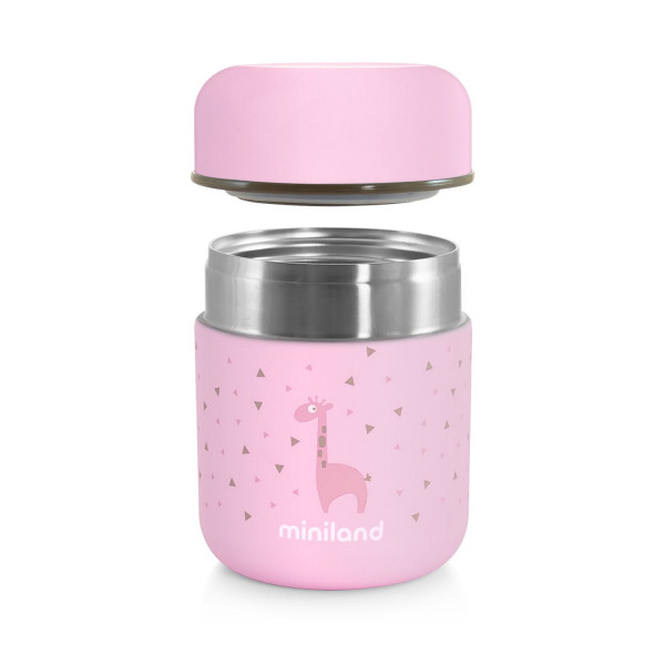 Miniland termos za hranu mini roze, 280ml