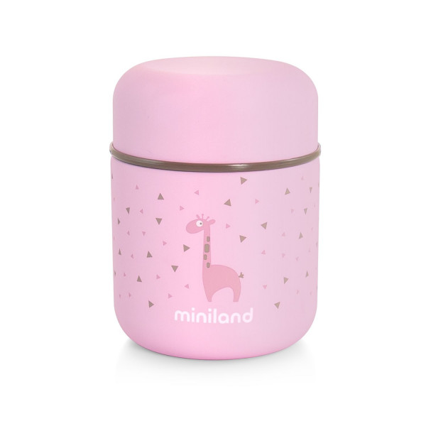 Miniland termos za hranu mini roze, 280ml