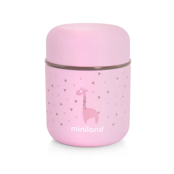 Miniland termos za hranu mini roze, 280ml
