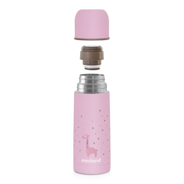 Miniland termos boca roze, 350ml