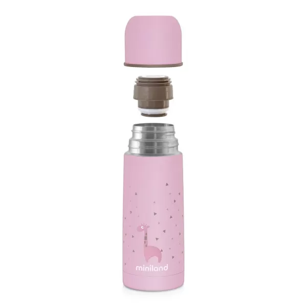Miniland termos boca roze, 350ml