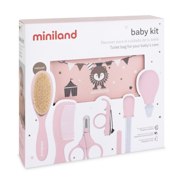 Miniland set za higijensku negu bebe roze 