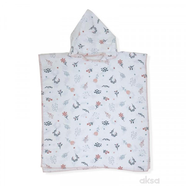 Baby textil pončo za plažu, devojčice