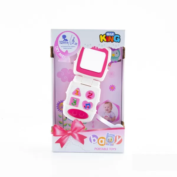 GD igračka bebi telefon, roze