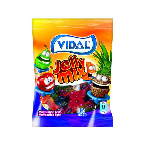 Vidal gumene bombone kiseli mix 100g 