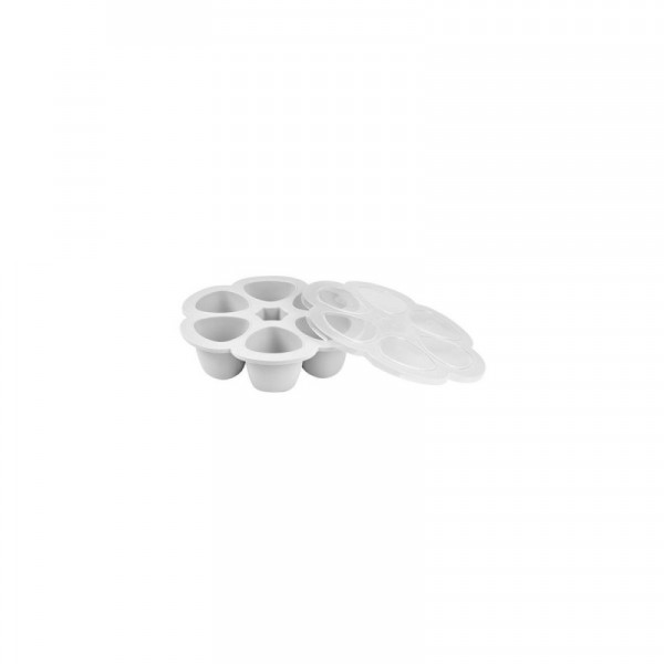 Beaba Multiportions silikon posude 6/1 90ml, siva 