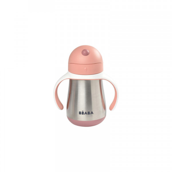 Beaba čaša inox 250 ml, old pink 
