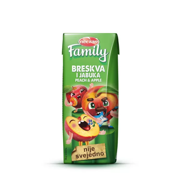 Nectar family sok breskva 0.2l 