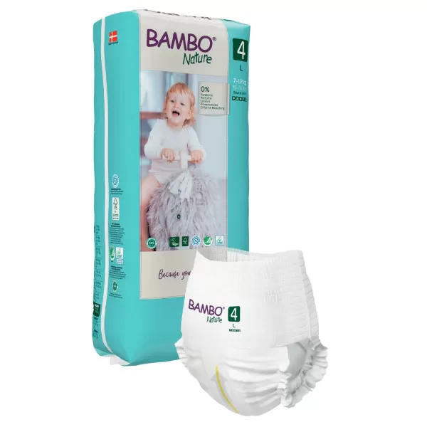 Bambo Nature pants pelene 4, 7-14kg 40 kom 