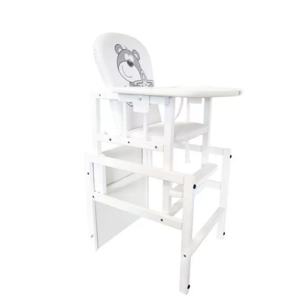 Drewex drvena hranilica Bear and Star, White