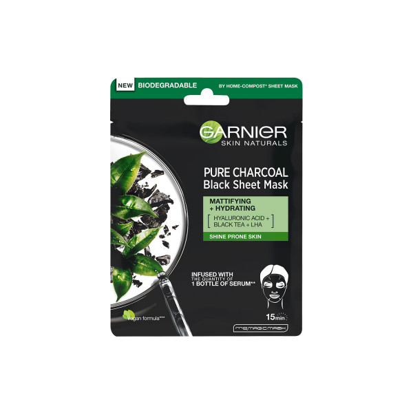 Garnier Skin Natur. Tissue Mask Pure Charcoal 