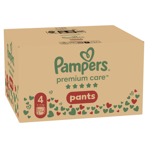 Pampers pants pelene monthly 4 prem. 9-15kg 114kom 