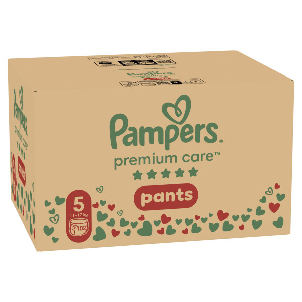 Pampers pants pelene monthly 5 prem.11-17kg 102kom 
