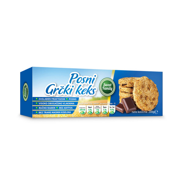 Sweet family posni grčki keks 200g 