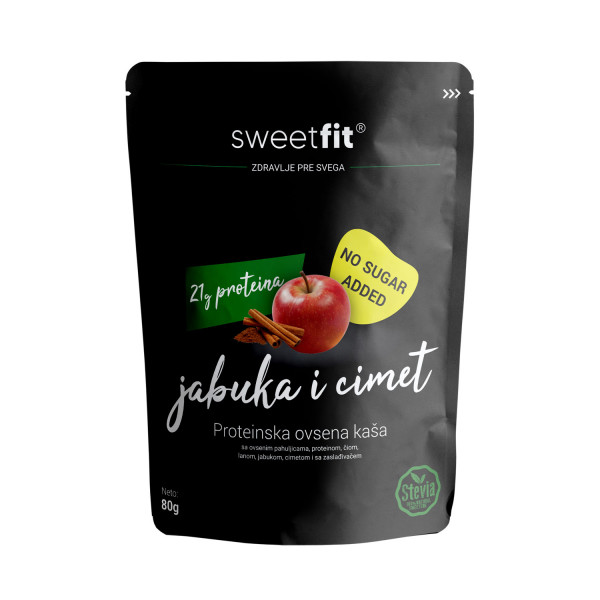 Sweetfit kaša jabuka i cimet, 80g 