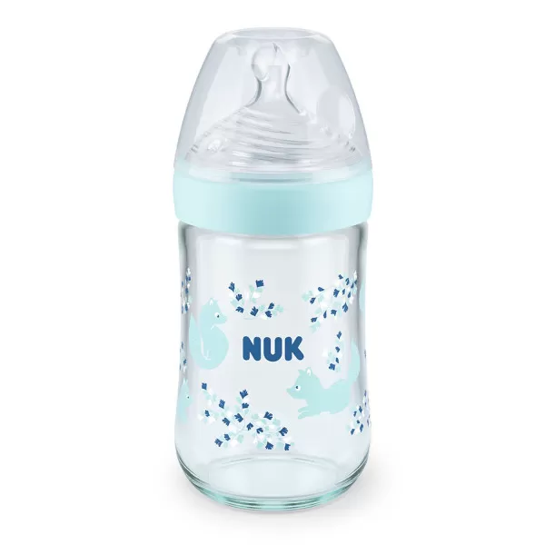 Nuk NS staklena flašica sa term ind 240ml, M