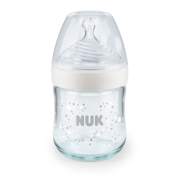 Nuk NS staklena flašica sa term ind 120ml, S