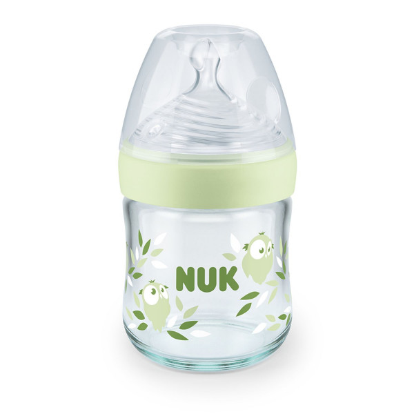 Nuk NS staklena flašica sa term ind 120ml, S