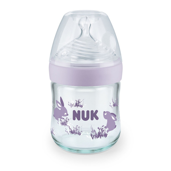 Nuk NS staklena flašica sa term ind 120ml, S 