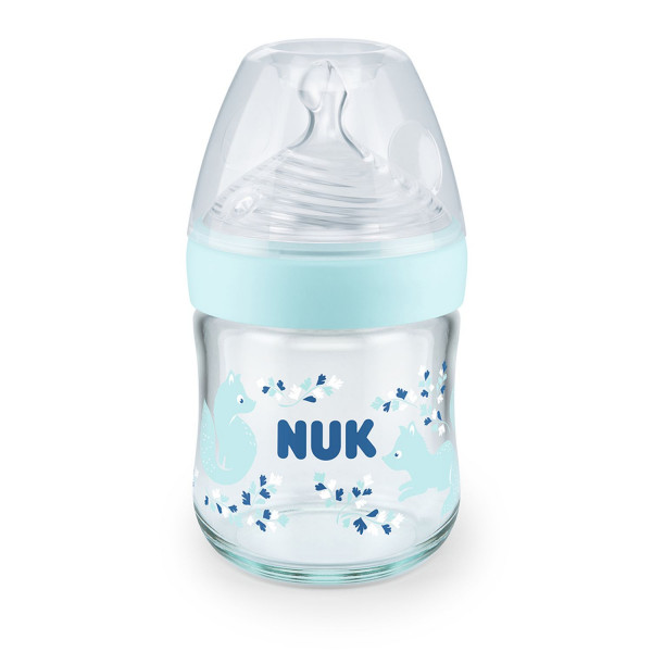 Nuk NS staklena flašica sa term ind 120ml, S