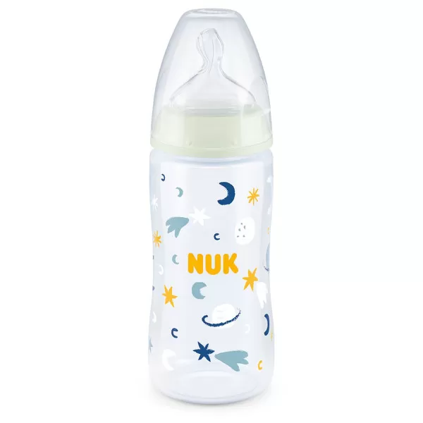 Nuk flašica FC term.ind Svetleći efekat 300ml 6-18