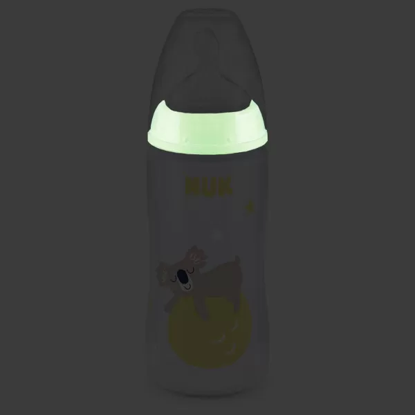 Nuk flašica FC term.ind Svetleći efekat 300ml 6-18