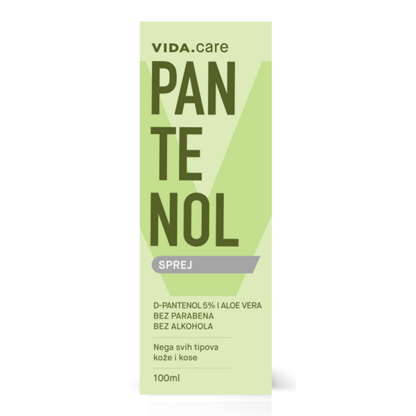 Vida pantenol sprej 5% sa aloa verom, 100ml 