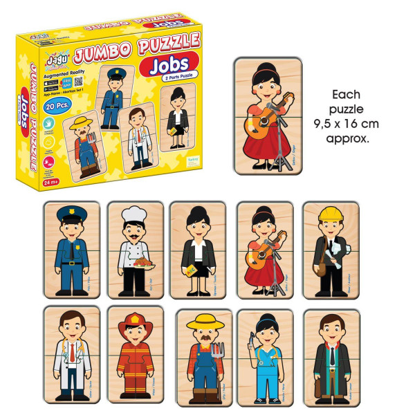 Jumbo puzzle 20el. - zanimanja ljudi