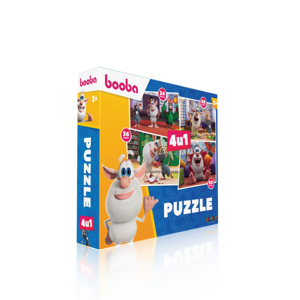 Booba: Puzzle 4U1 - 168 Kom 