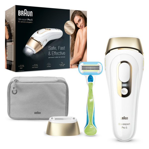 Braun Epilator IPL PL5014 Wht/Gold Box 