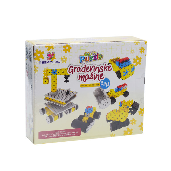 Mega puzzle gradjevinske masine 3D 