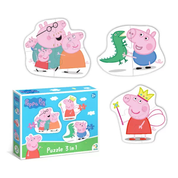 Dodo puzzle Peppa prase 3u1 338