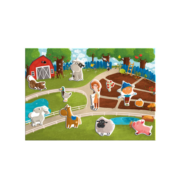Dodo magnetne puzzle farma