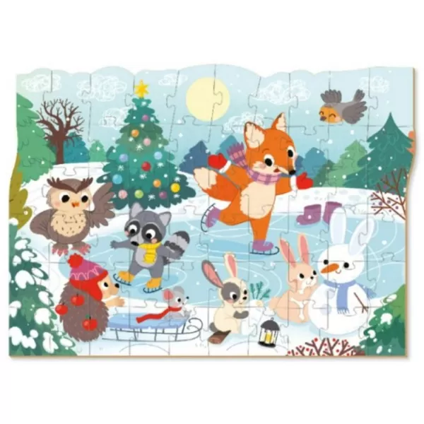 Dodo puzzle životinje na klizanju, 60 komada