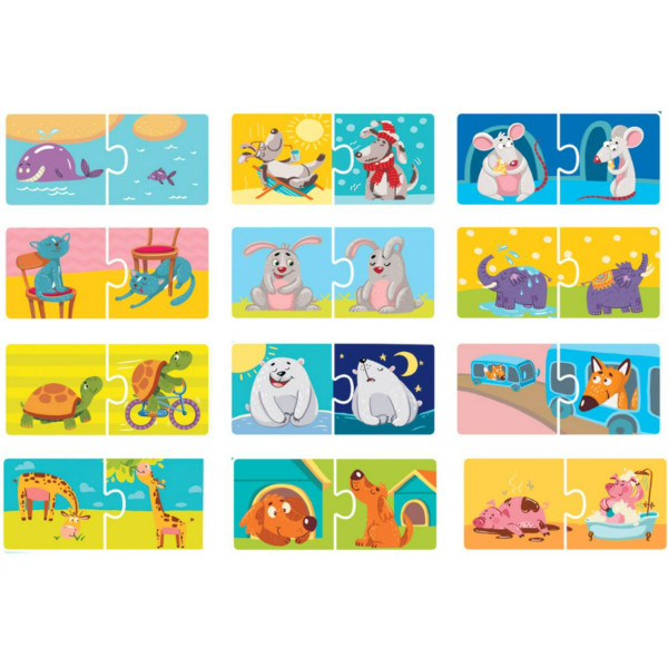 Dodo Duo puzzle suprotnosti