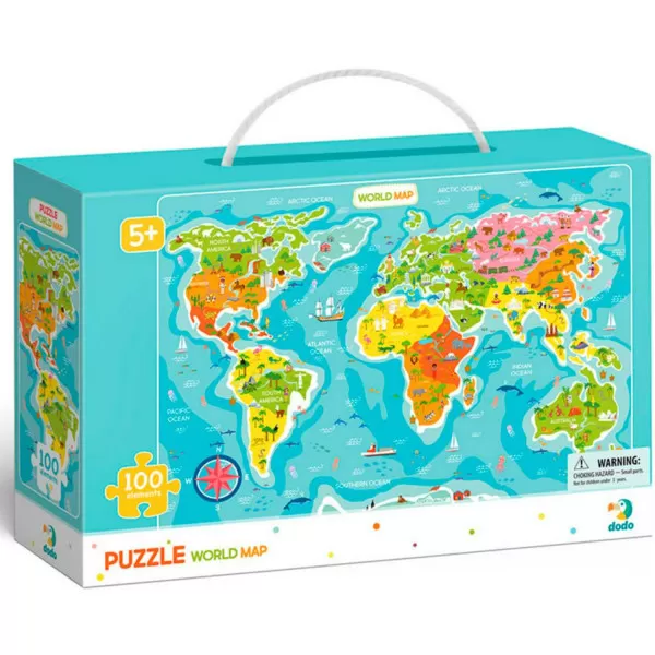 Dodo puzzle mapa sveta
