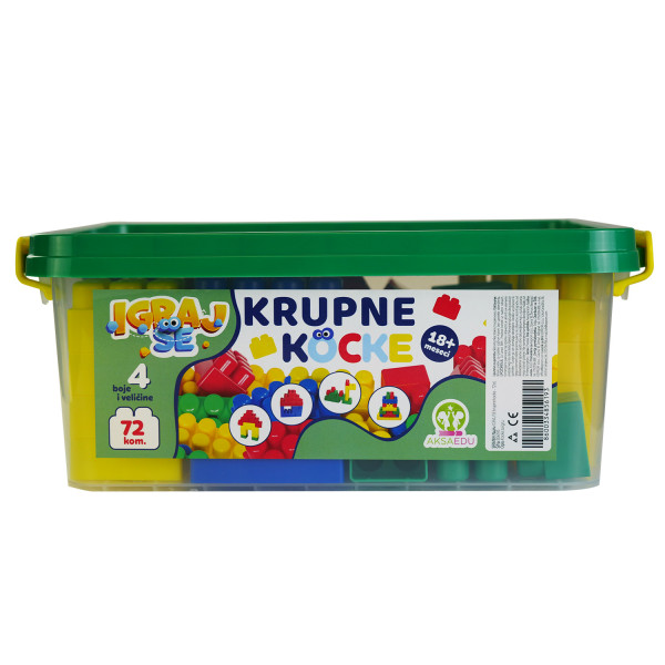 Igraj se krupne kocke - 72 el.