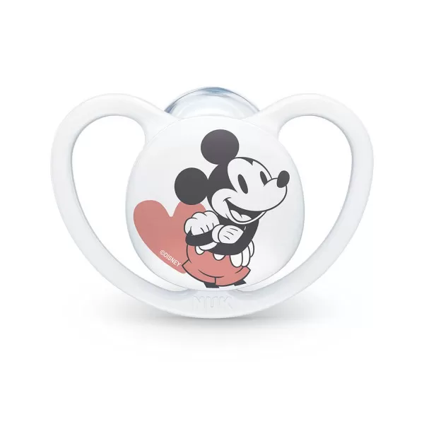 Nuk varalica Mickey space box, silikon, vel 2