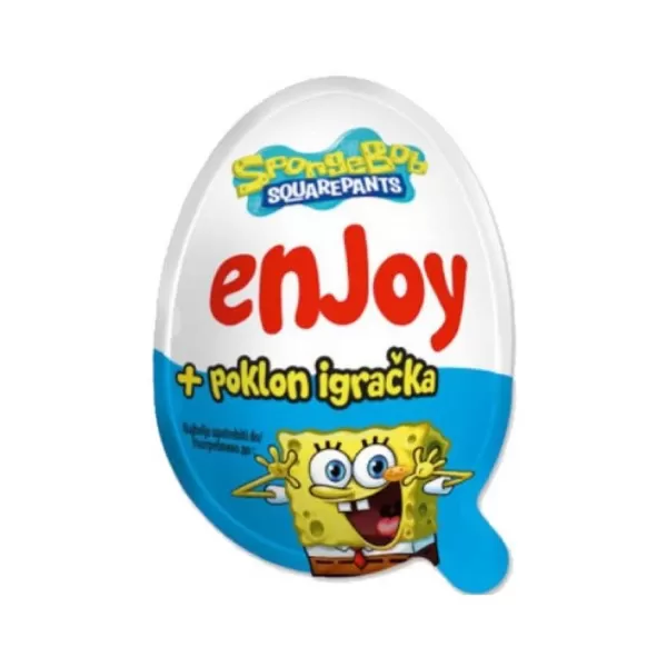 Nelly Sunđer Bob Enjoy jaje 20g+igračka 