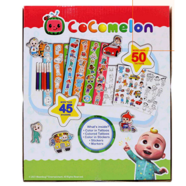 HMX Cocomelon tetovaže i stikeri set 37619