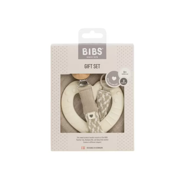 Bibs poklon set My first 6 months, Ivory