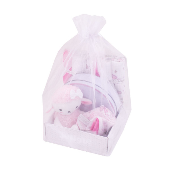Jungle bebi set prvi otisak, roze
