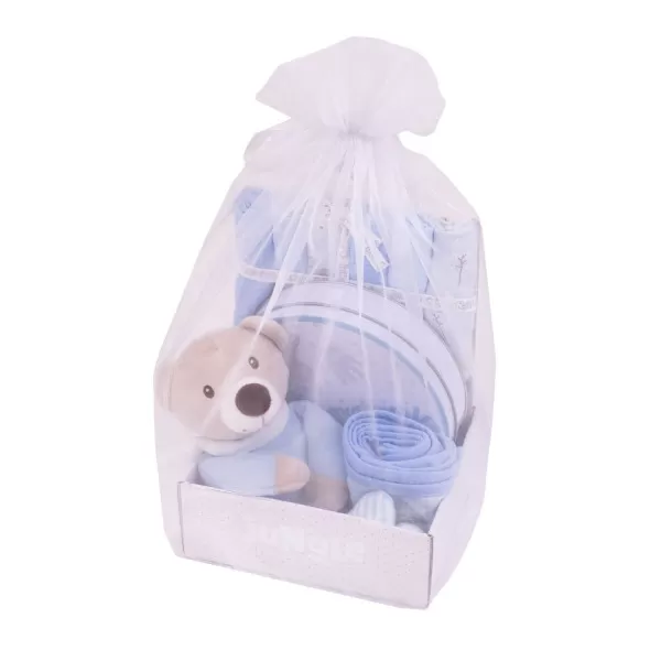 Jungle bebi set prvi otisak, plava