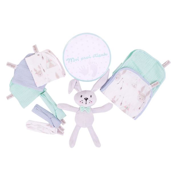 Jungle bebi set prvi otisak, mint