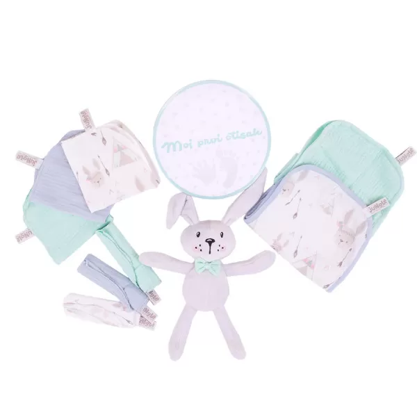 Jungle bebi set prvi otisak, mint