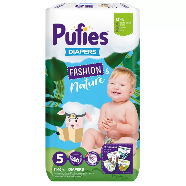 Pufies MP fashion&nature -Junior 5 (11-16kg) 46kom 