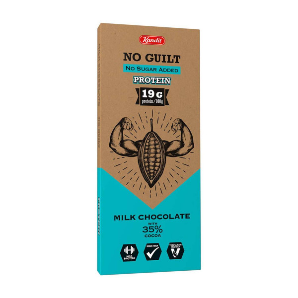 KANDIT No Guilt milk protein čokolada 80g 