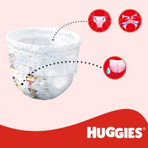 Huggies pelene pants jumbo 4 9-14kg 36kom