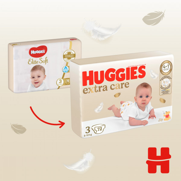 Huggies pelene esoft mega 3 5-9kg 72kom 